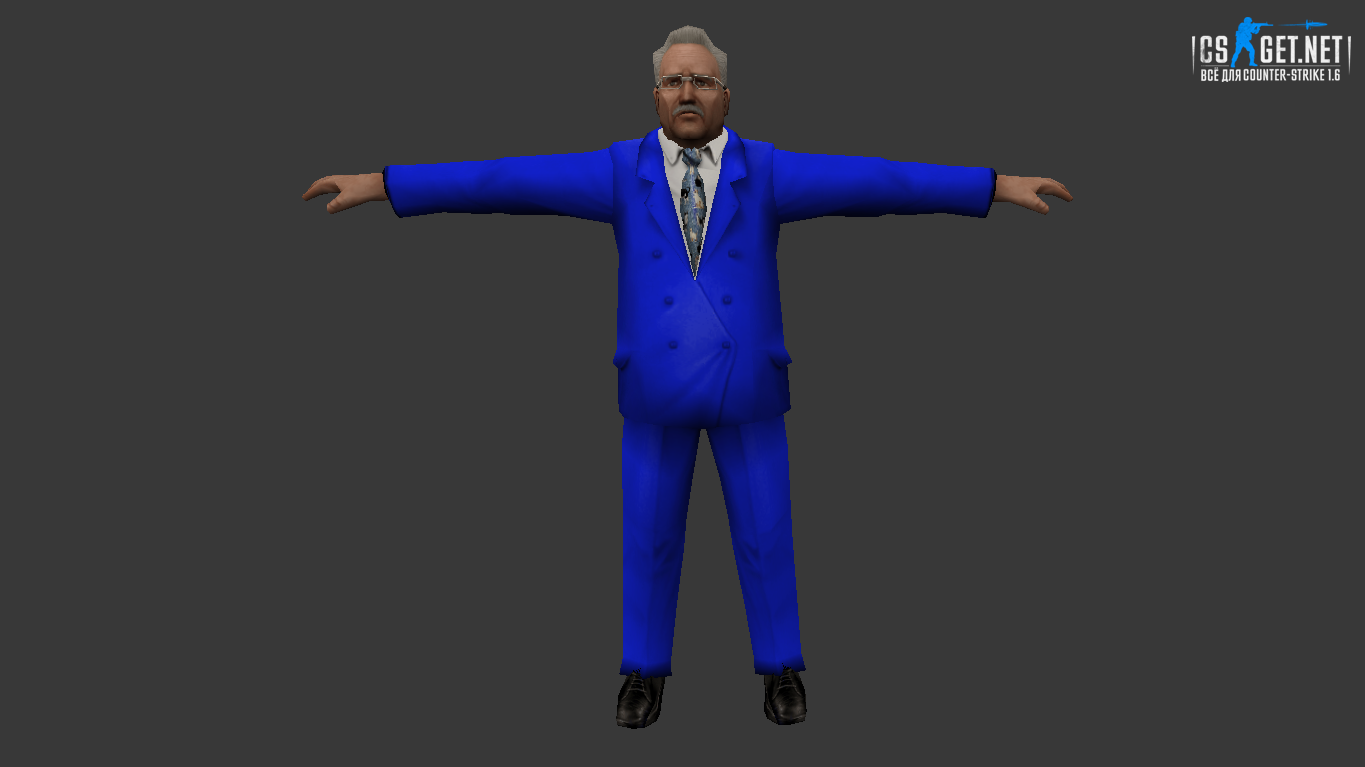 Мужская модель Банкир для CS 1.6