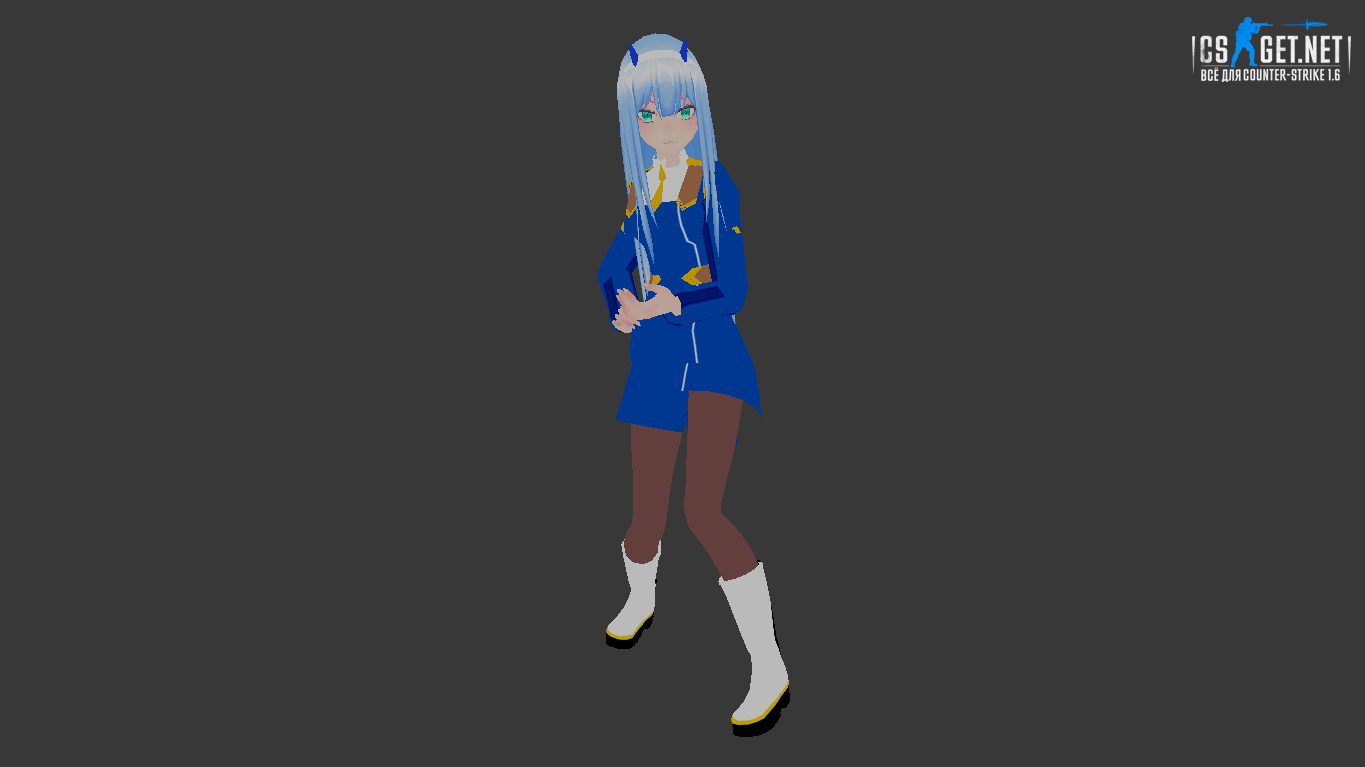 Женская модель Зеро Ту для CS 1.6