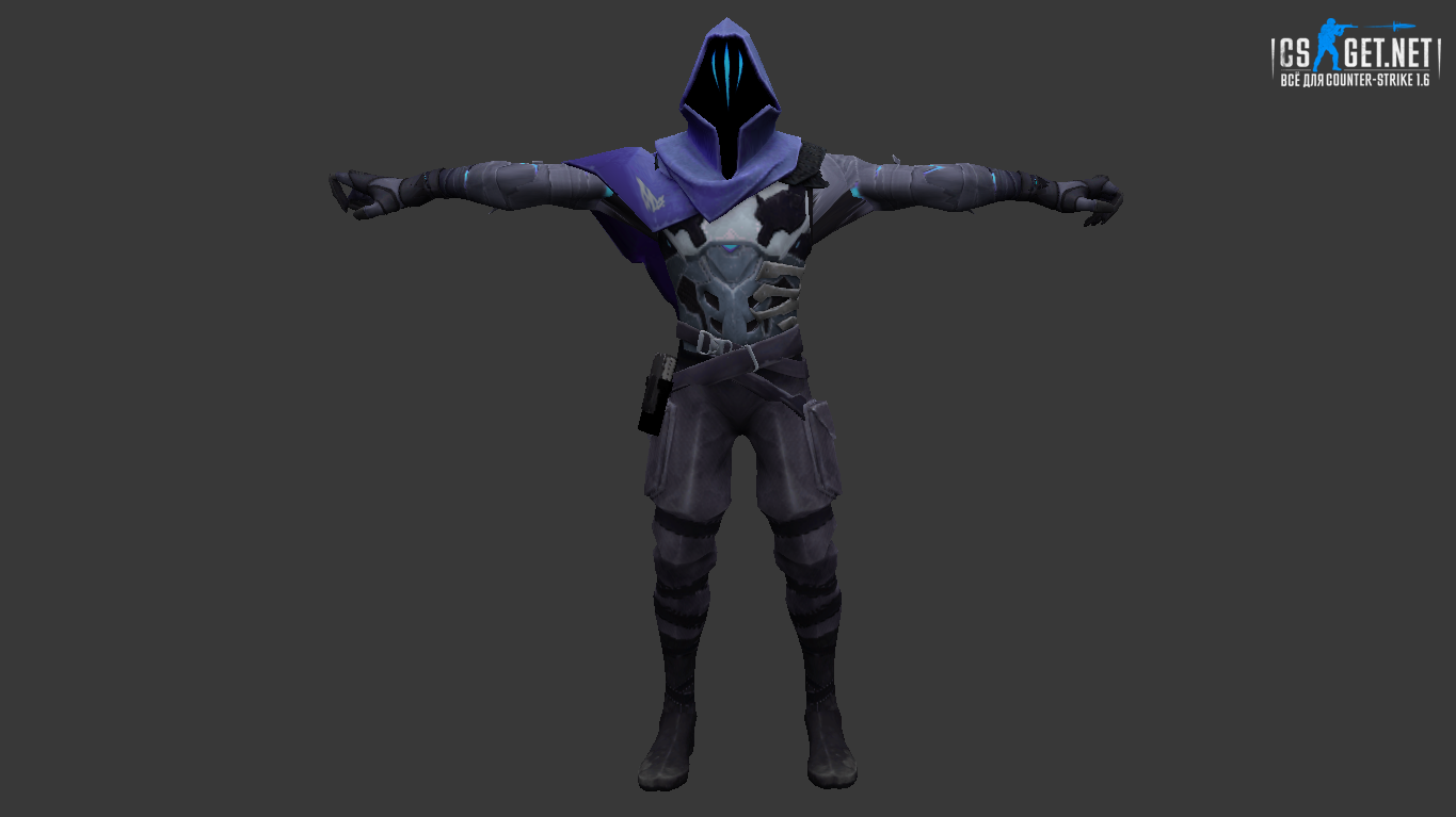 Мужская модель Omen Valorant для CS 1.6
