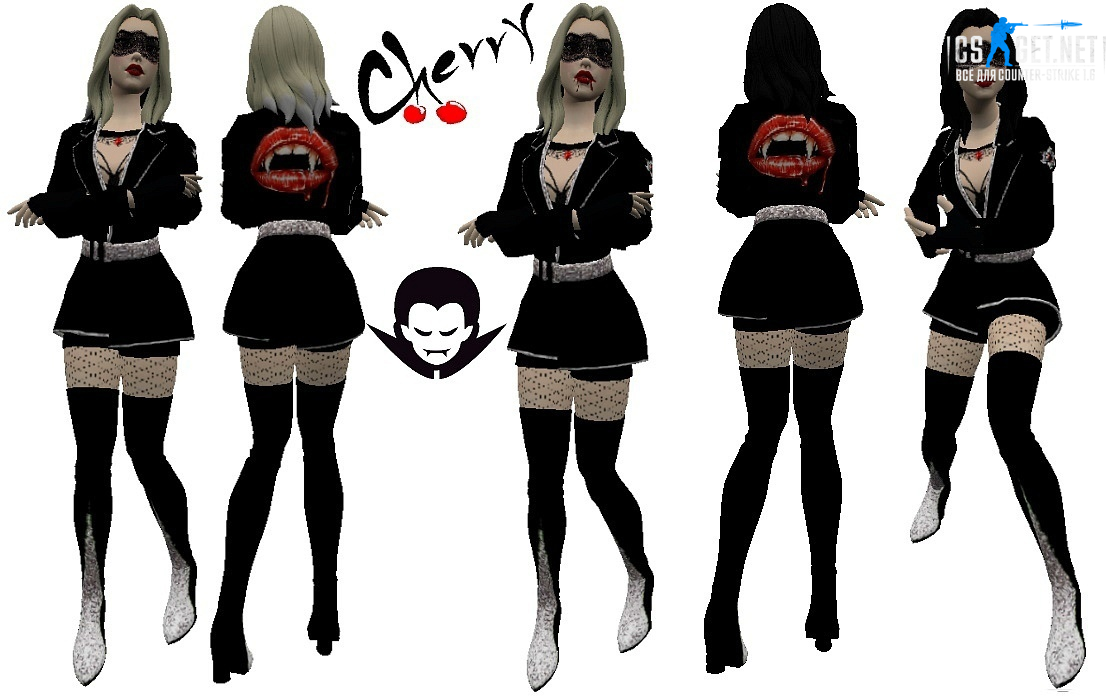 Модель зомби девушки кс 1.6