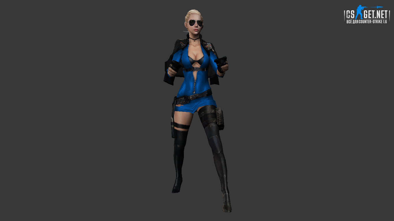 Женская модель Hunter Girl для CS 1.6