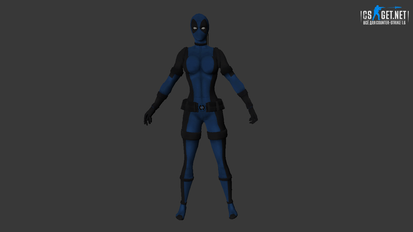 Женская модель Deadpool Girl для CS 1.6