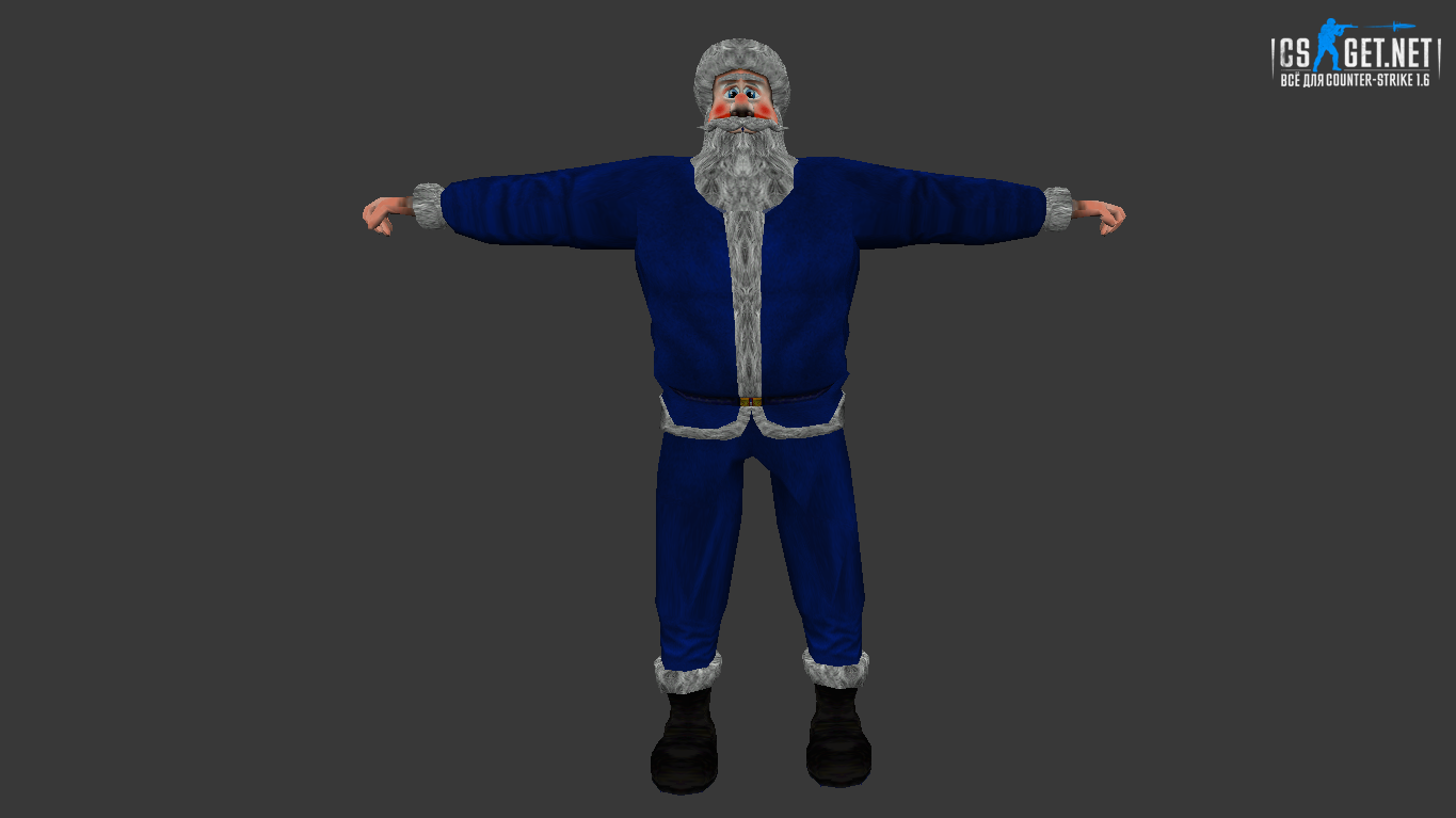 Мужская модель Fat Santa для CS 1.6