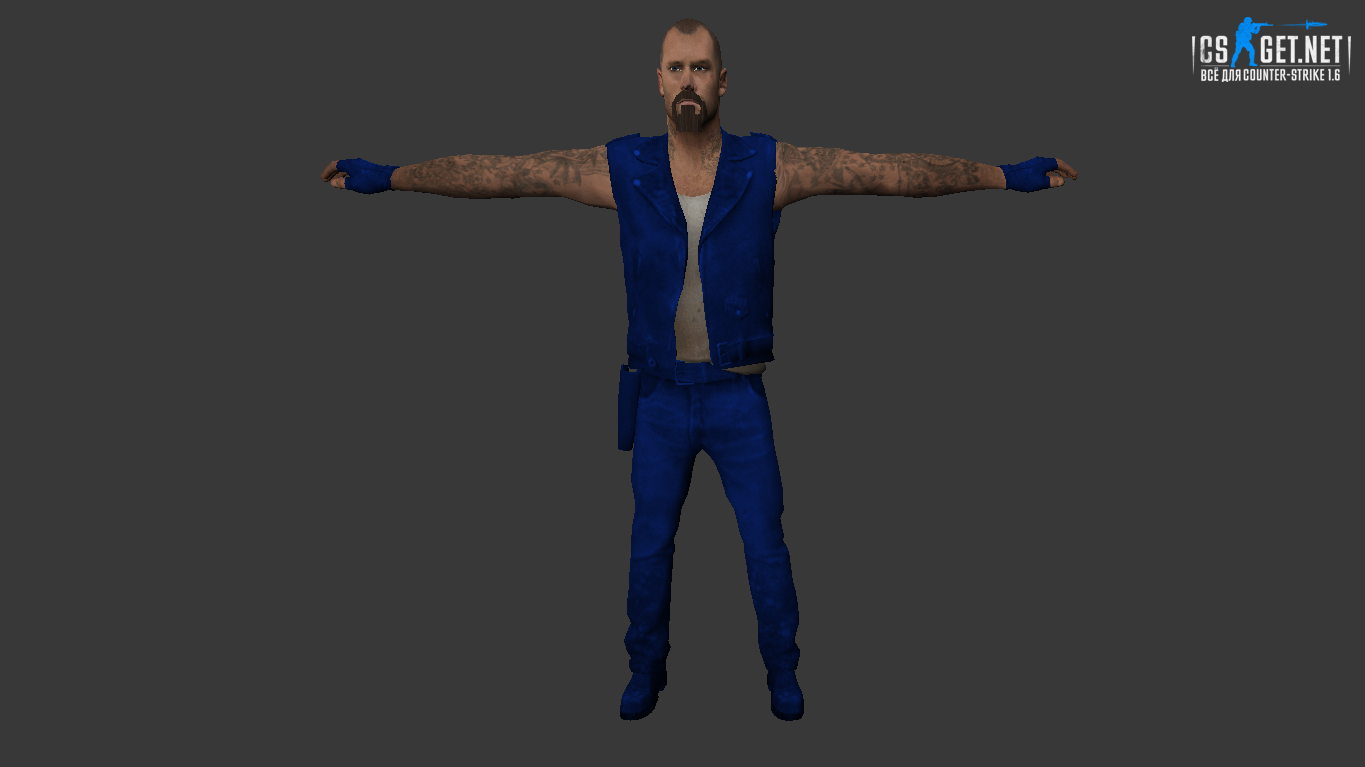 Мужская модель Francis L4D для CS 1.6