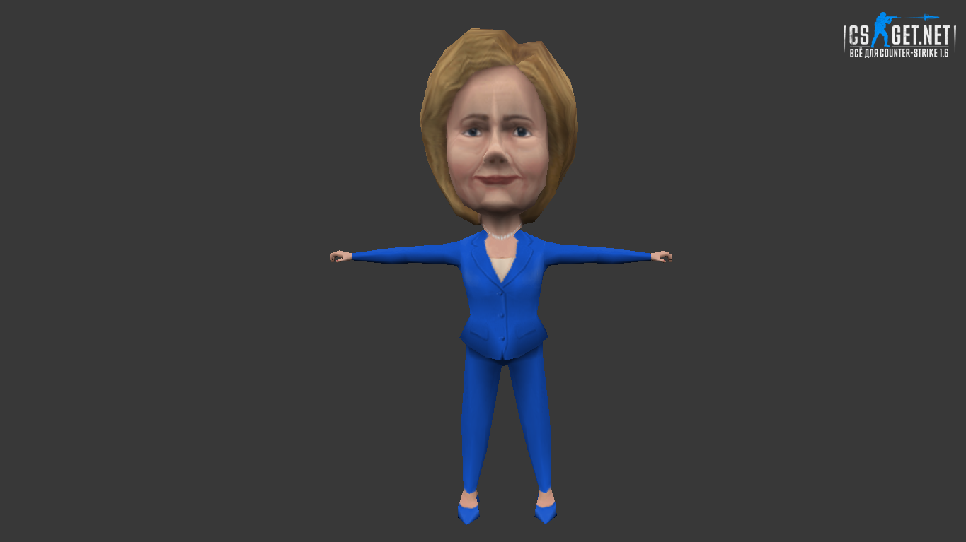Женская модель Hillary Clinton для CS 1.6