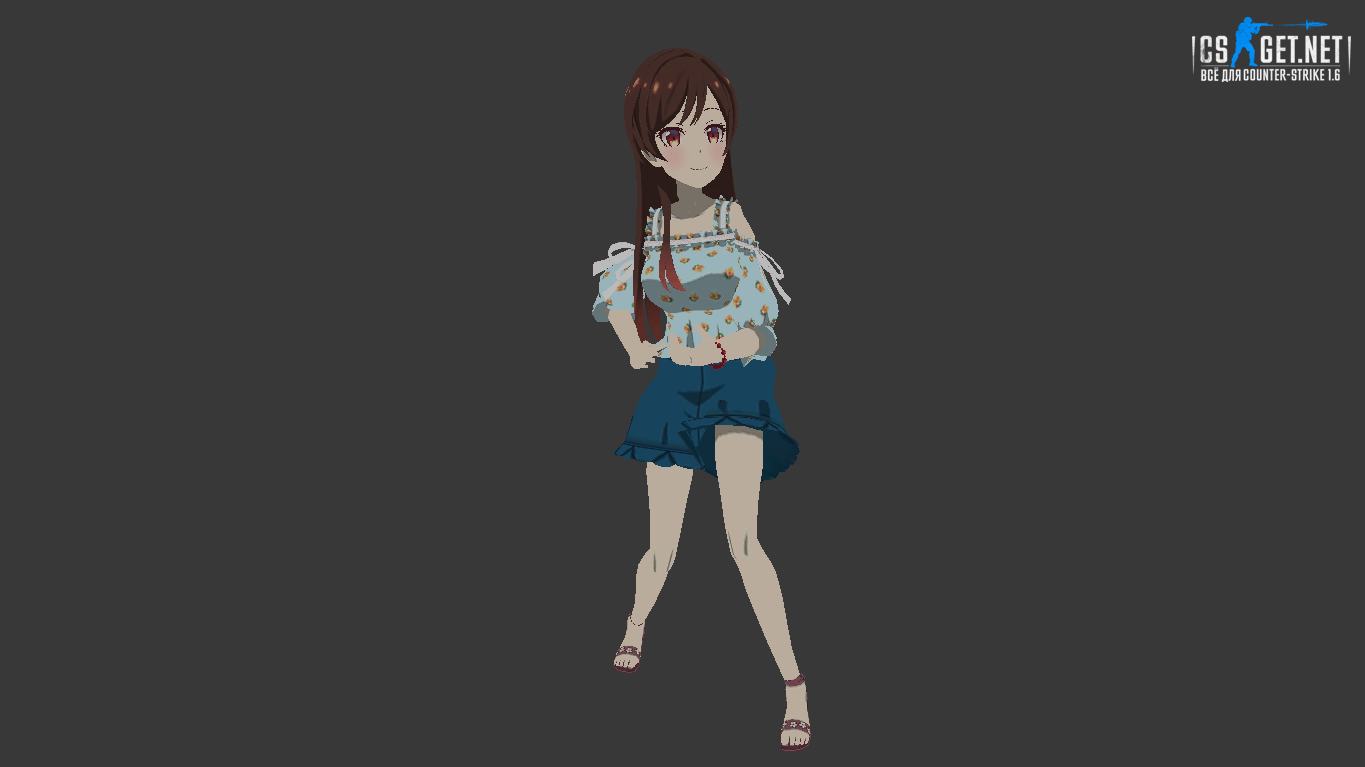 Женская модель Chizuru Ichinose для CS 1.6