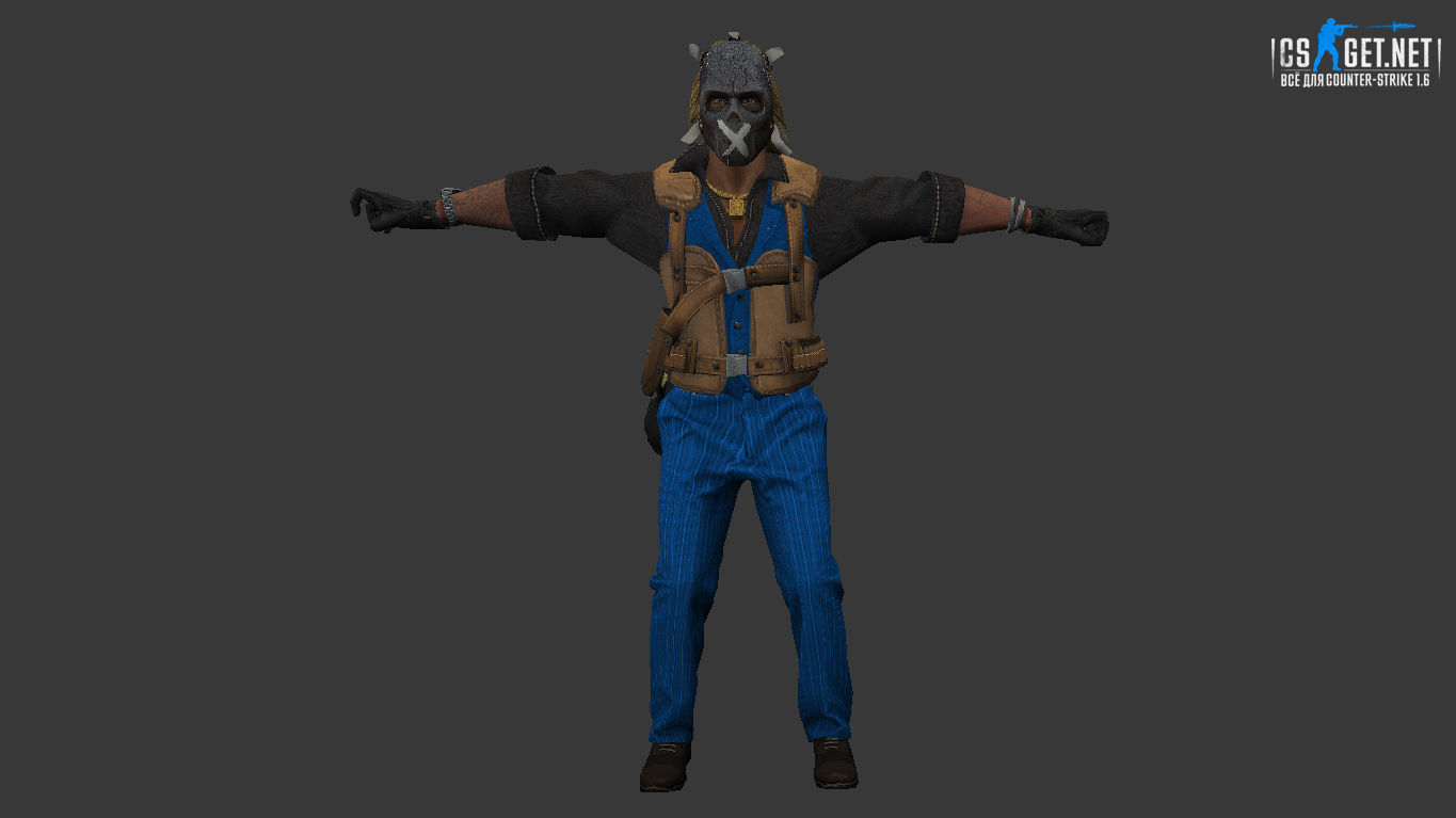 Мужская модель Sir Bloody Silent для CS 1.6