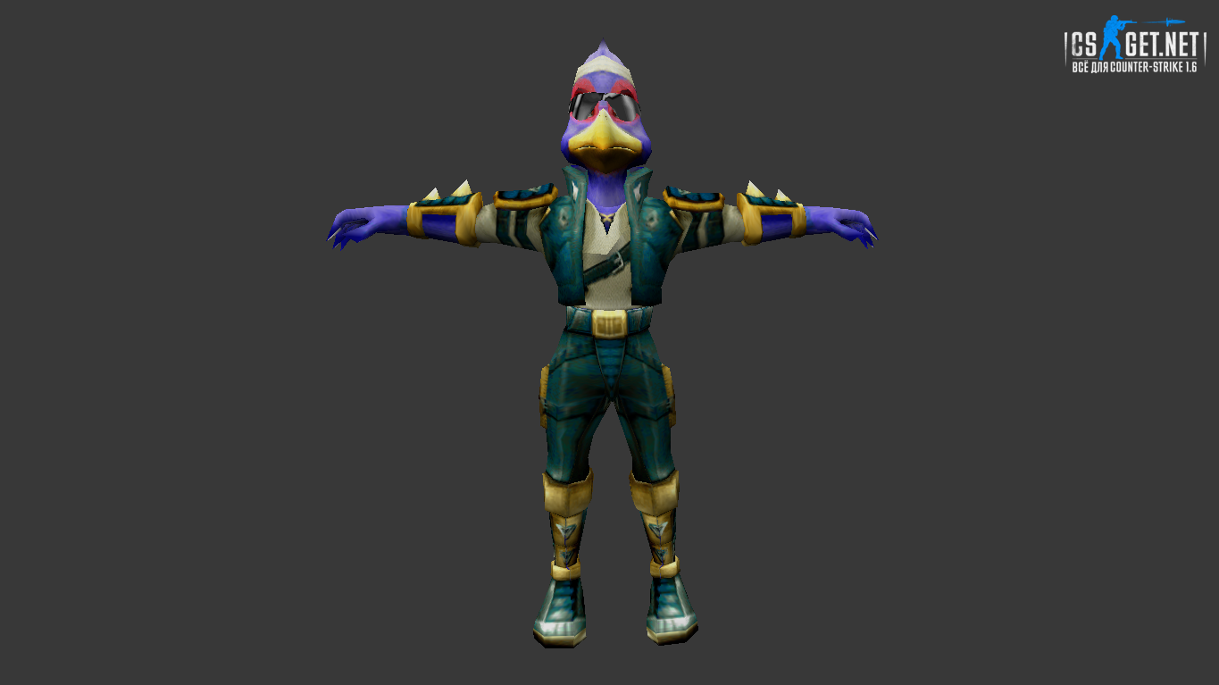 Мужская модель Star Fox для CS 1.6