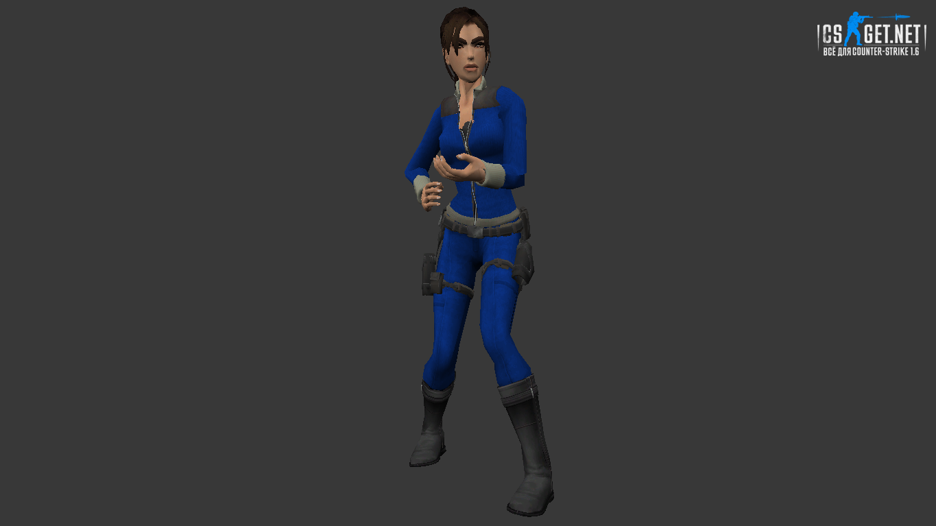Женская модель Лара для CS 1.6