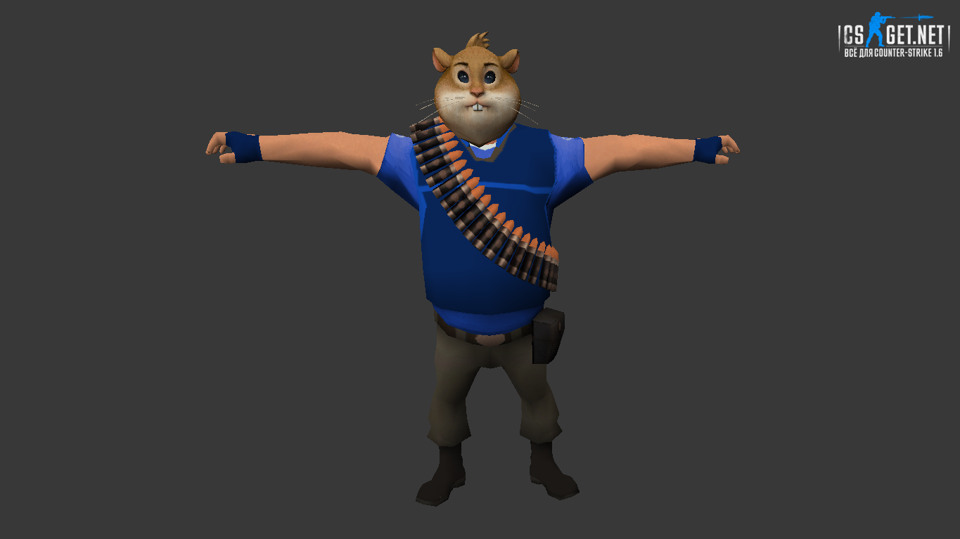 Мужская модель Хомяк (united) для CS 1.6