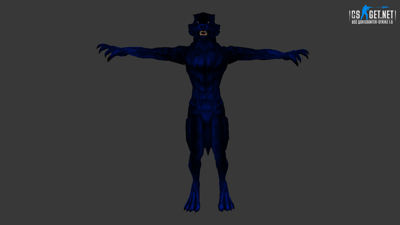 Мужская модель Волк (united) для CS 1.6