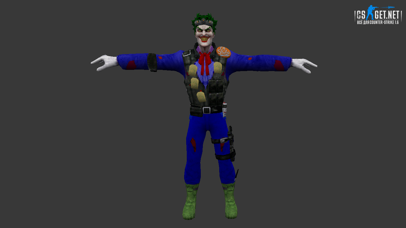 Мужская модель Джокер (united) для CS 1.6