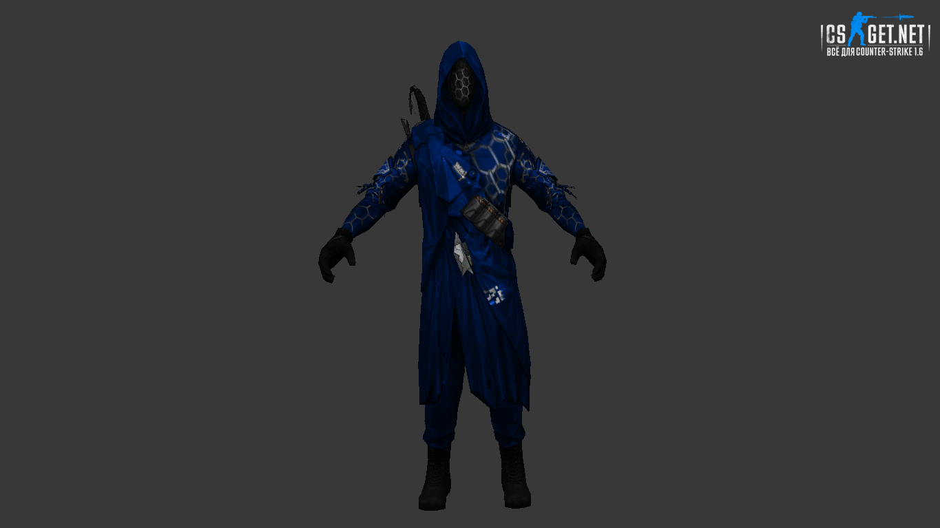 Мужская модель Fury Ghost Man (united) для CS 1.6