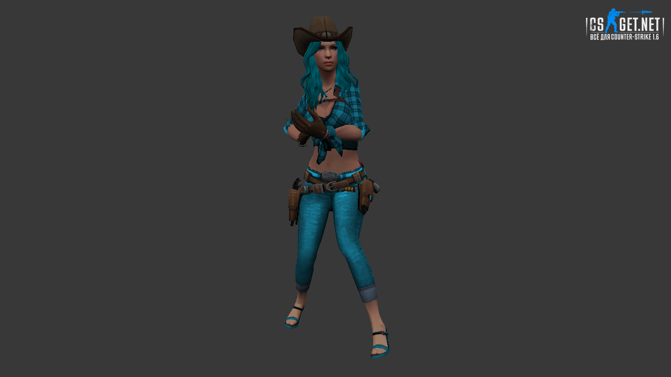 Женская модель Cowgirl (united) для CS 1.6