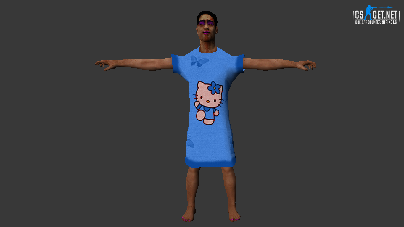 Мужская модель Сумасшедший (united) для CS 1.6