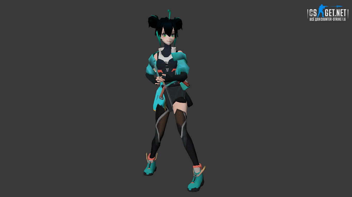 Женская модель Wanwan (ct,tt+united) для CS 1.6
