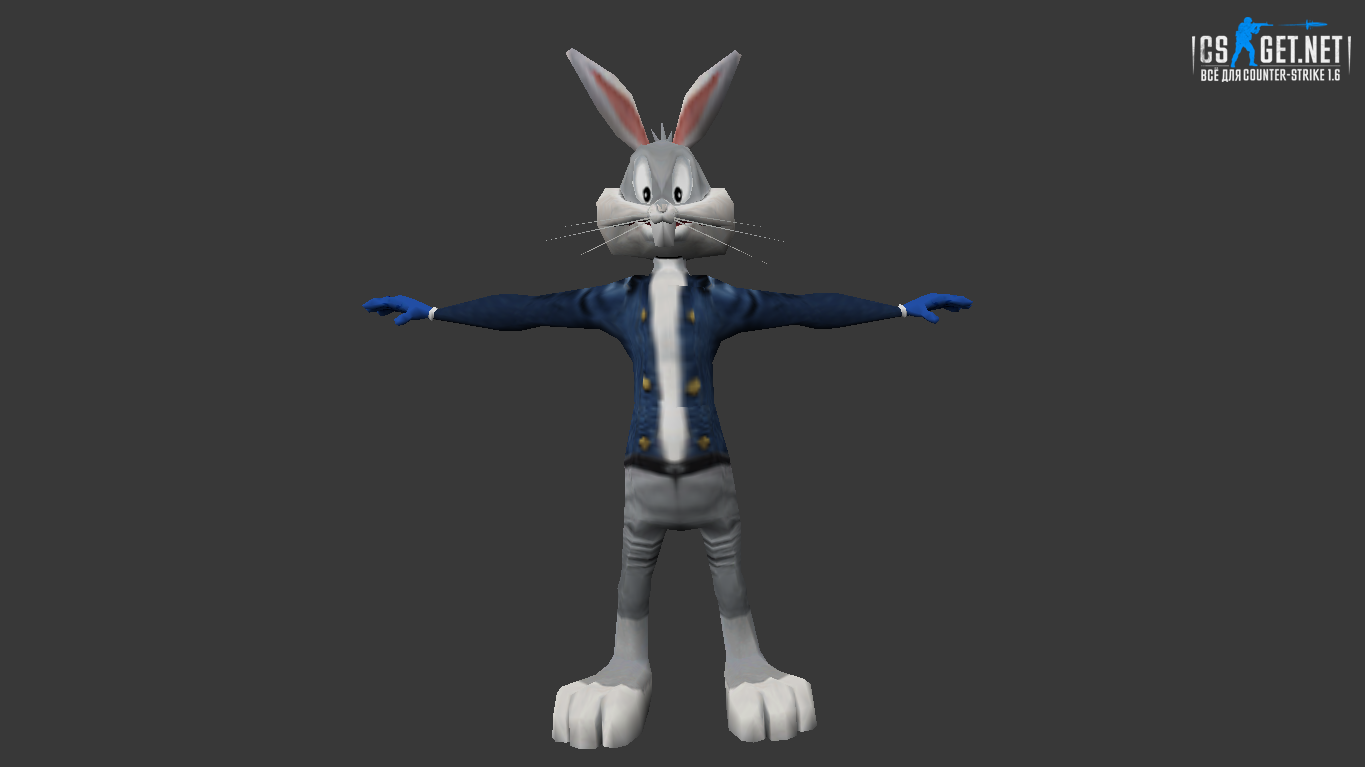 Мужская модель Bugs Bunny (united) для CS 1.6