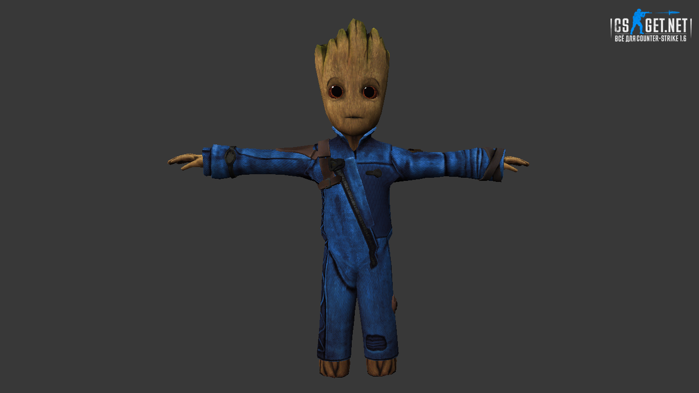 Мужская модель Baby Groot (united) для CS 1.6