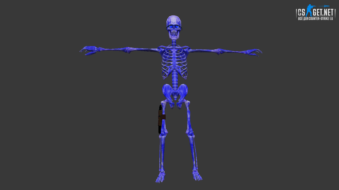 Мужская модель Скелет (united) для CS 1.6
