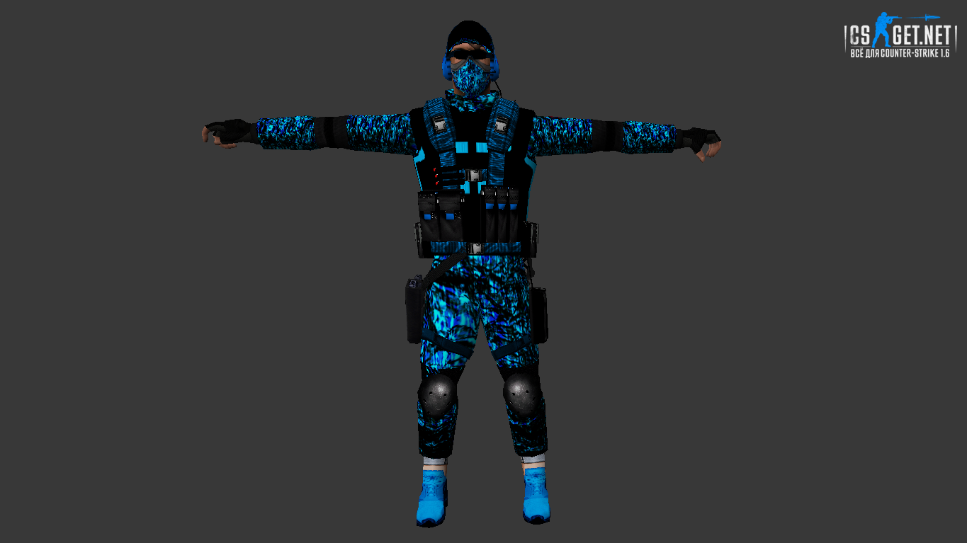 Мужская модель VIP (united) для CS 1.6