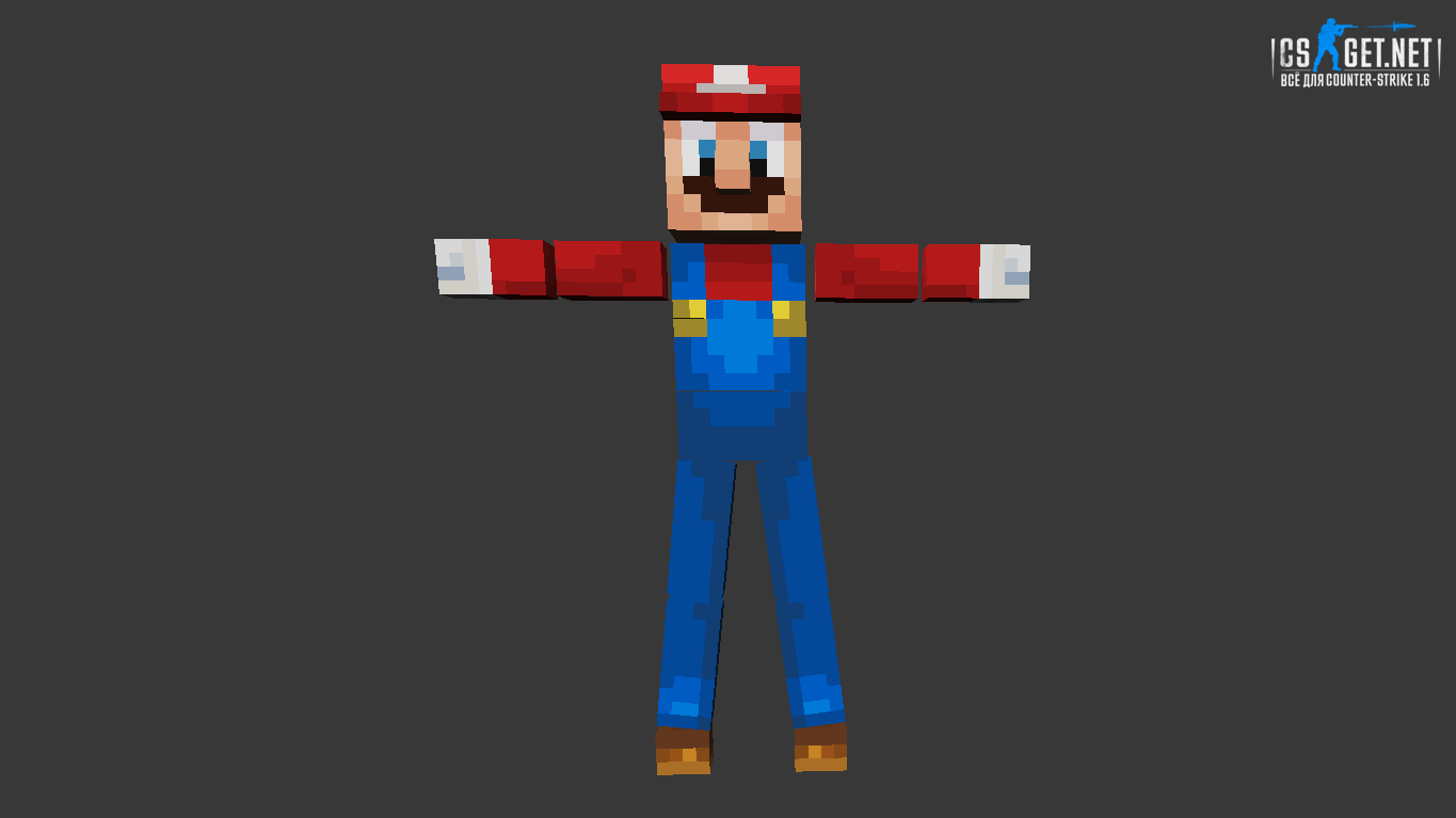 Мужская модель Марио (ct,tt+united) для CS 1.6
