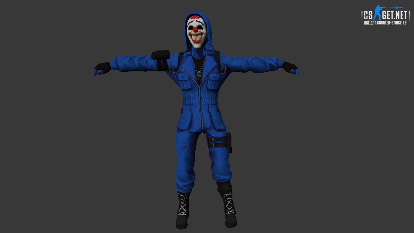 Мужская модель Clown Killer (united) для CS 1.6