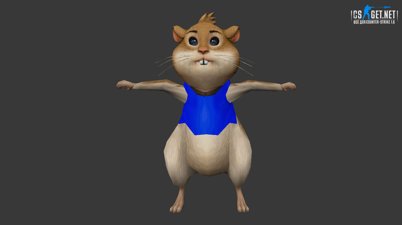 Мужская модель Хомячок (united) для CS 1.6