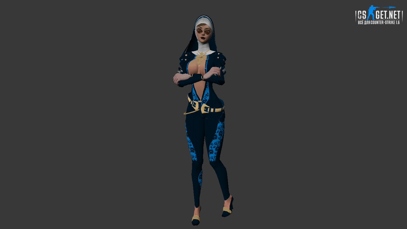 Женская модель Монашка (united) для CS 1.6