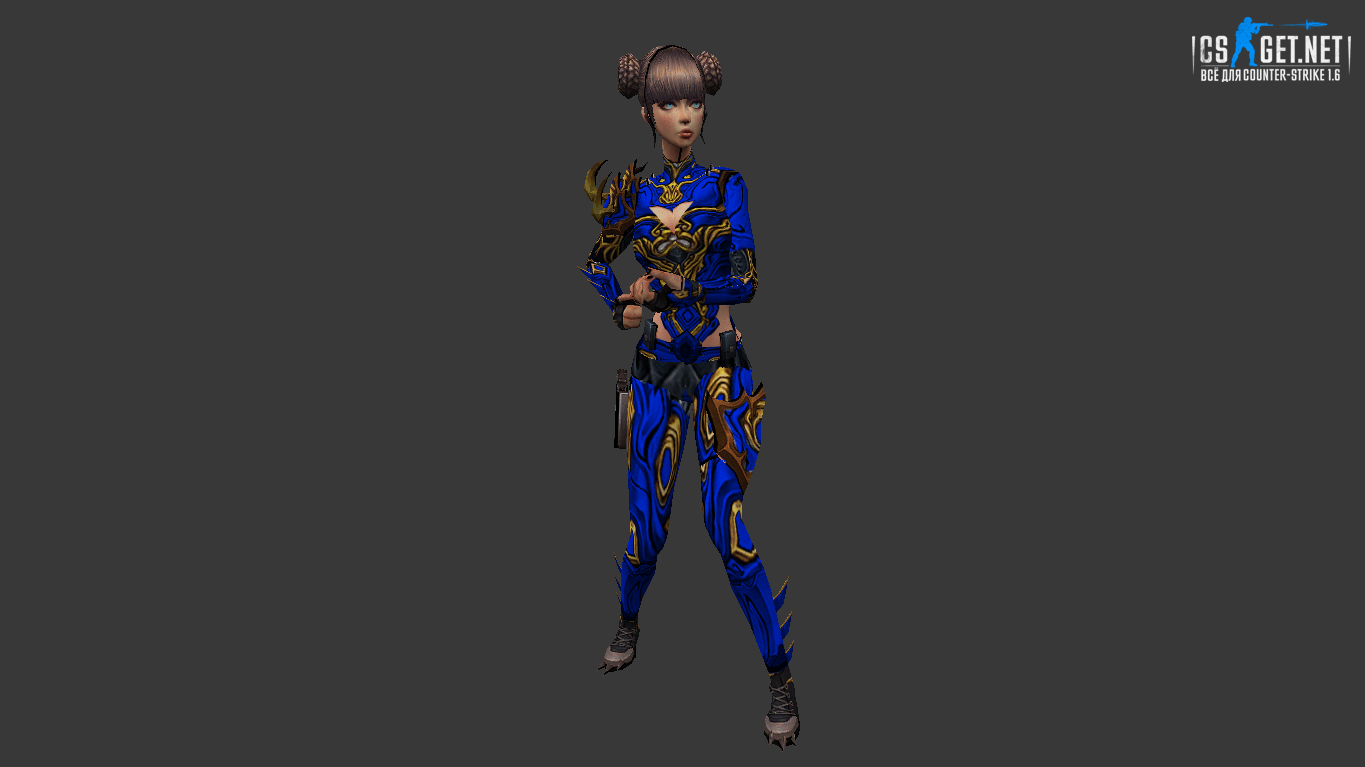 Женская модель Dorothy Retextured (ct,tt+united) для CS 1.6