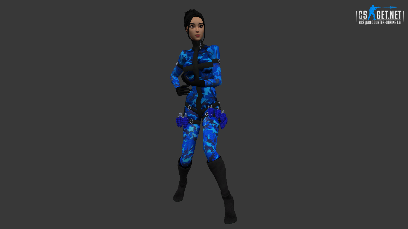 Женская модель Mia (united) для CS 1.6