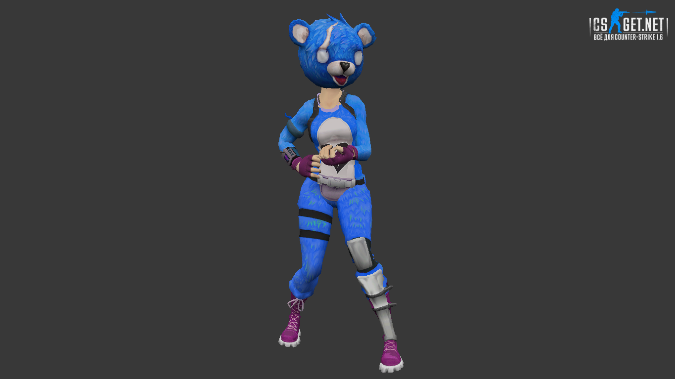 Женская модель Cuddle Team Leader (united) для CS 1.6