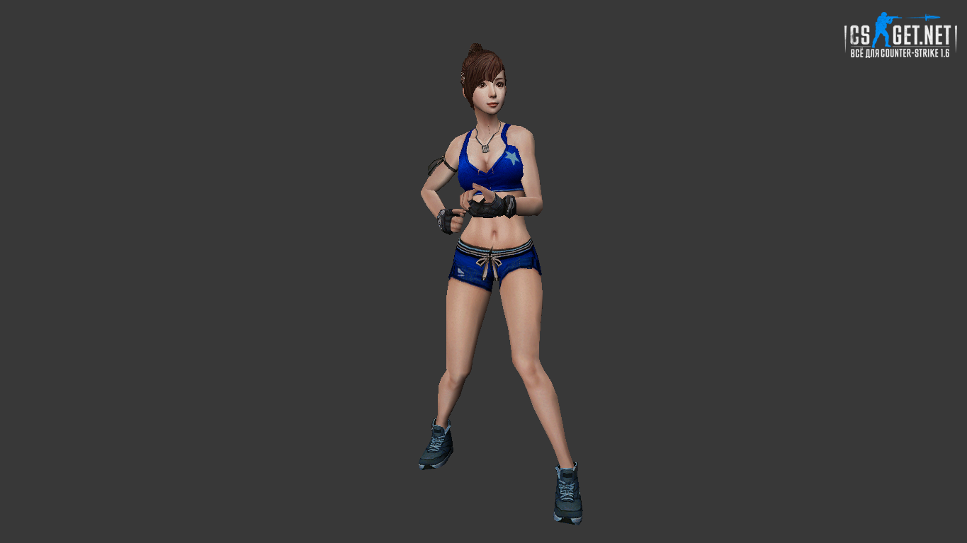Женская модель Спортсменка (ct,tt+united) для CS 1.6