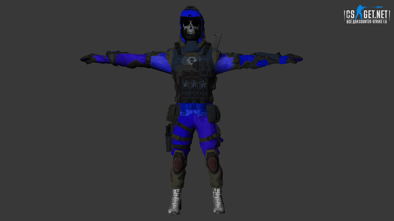 Мужская модель Воитель (united) для CS 1.6
