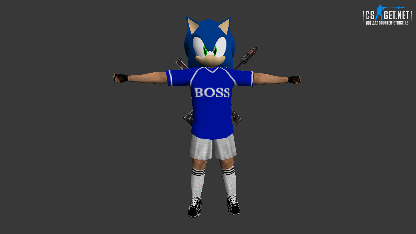 Мужская модель Boss Sonic (united) для CS 1.6