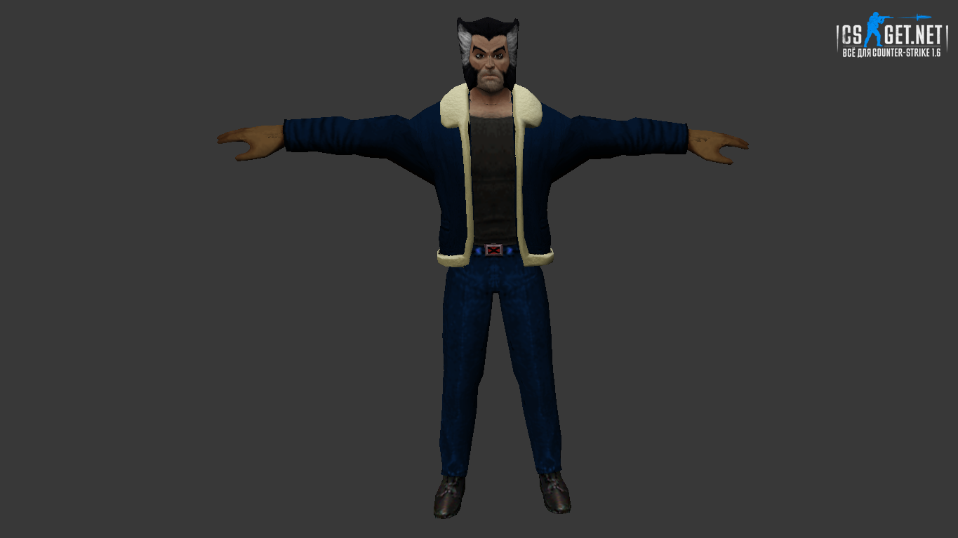 Мужская модель Wolverine (united) для CS 1.6