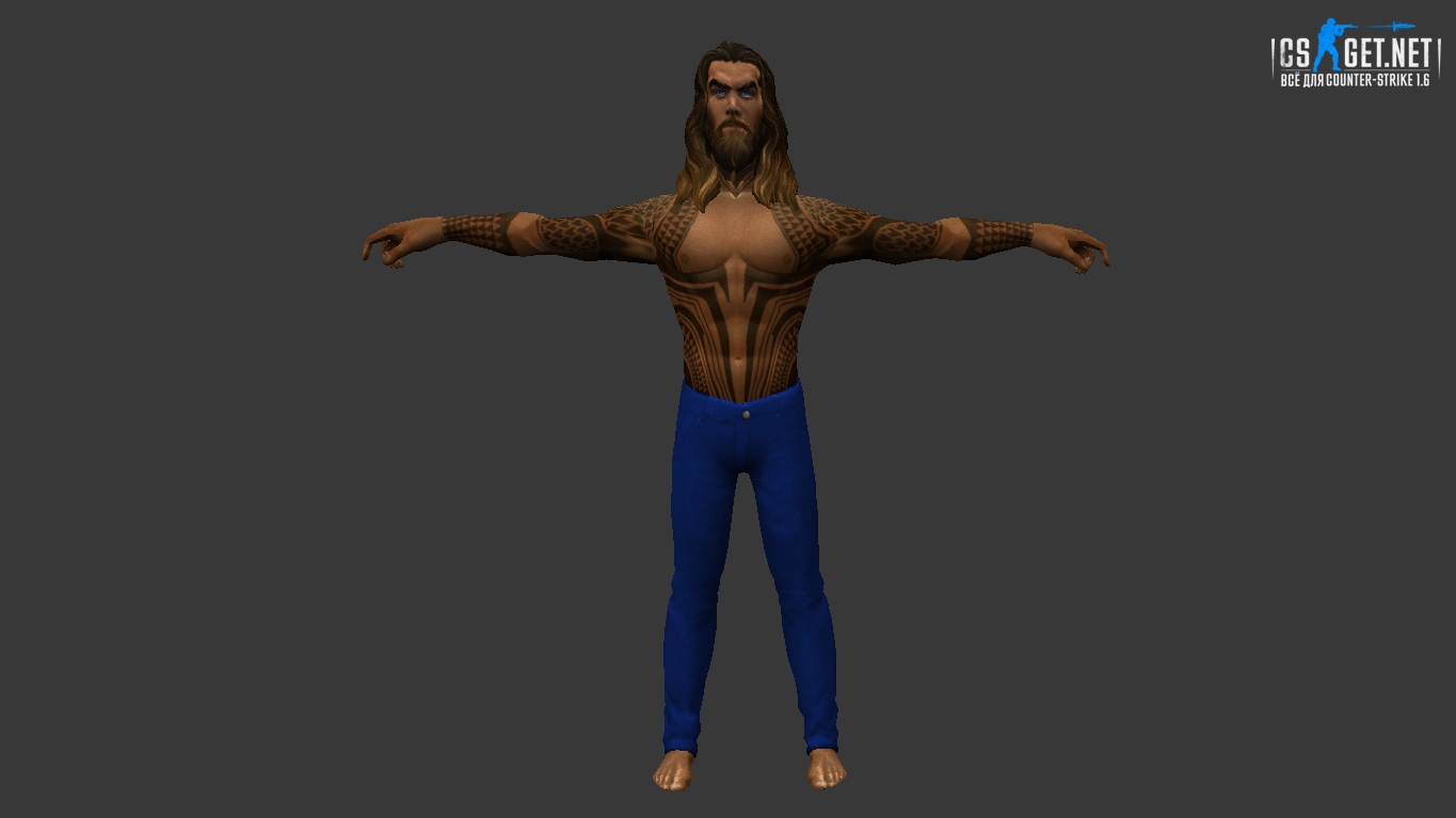 Мужская модель Аквамен для CS 1.6