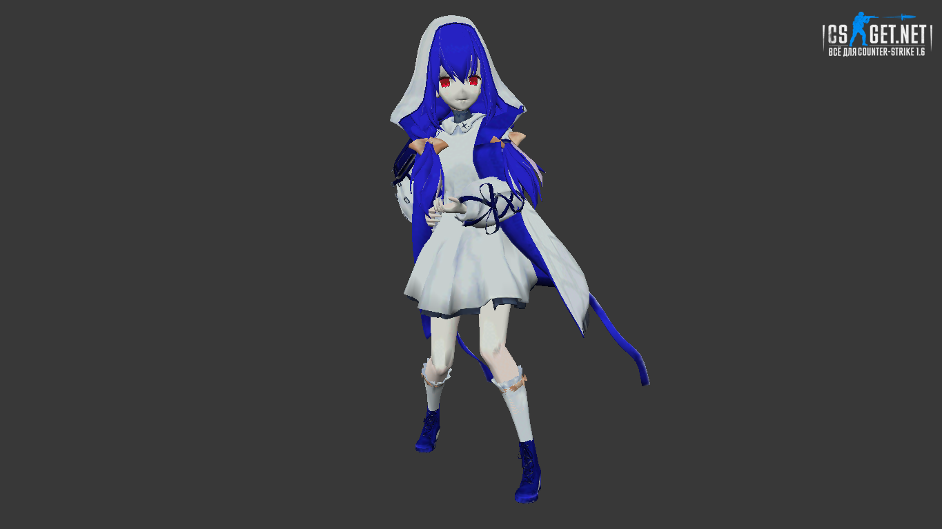 Женская модель Аниме Girl для CS 1.6