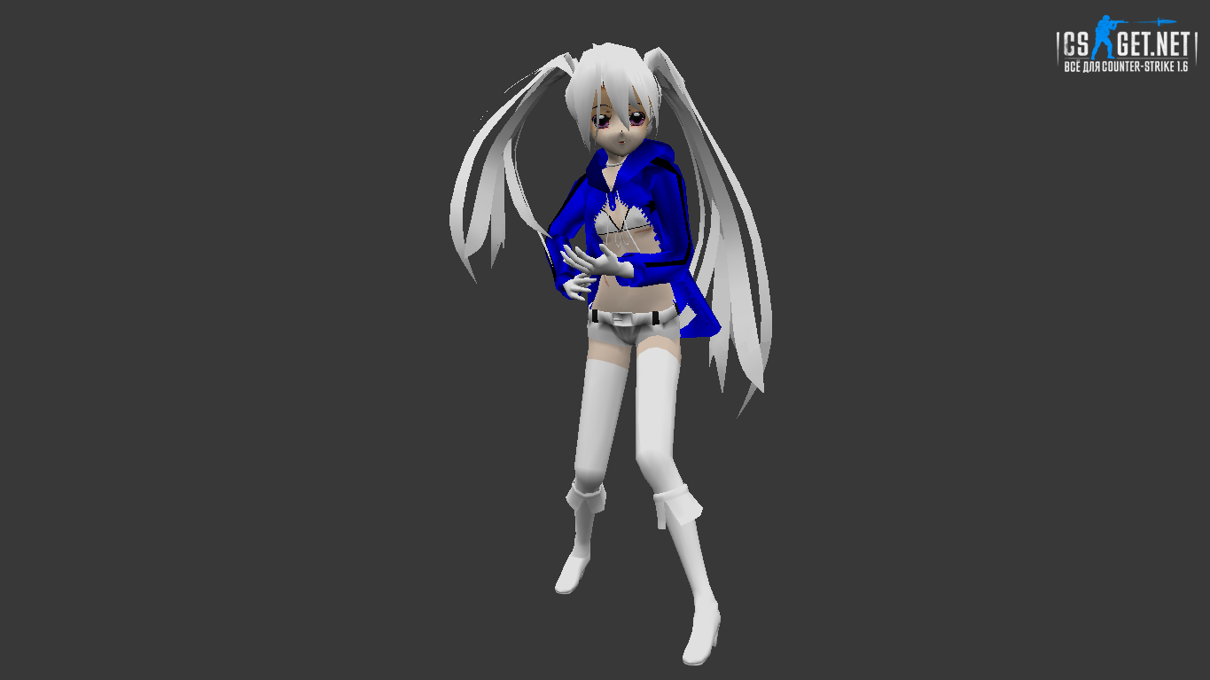 Женская модель Miku Retextured для CS 1.6
