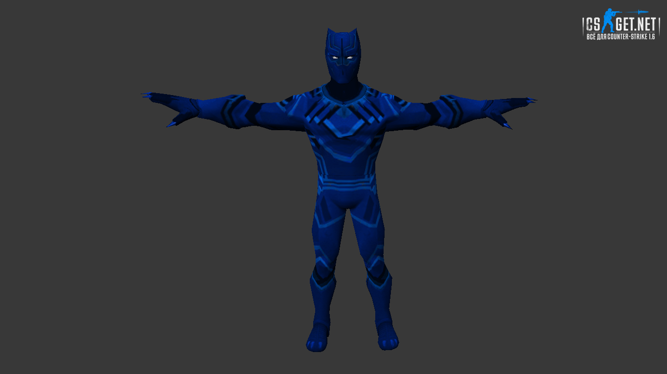 Мужская модель Чёрная Пантера ver.2 для CS 1.6