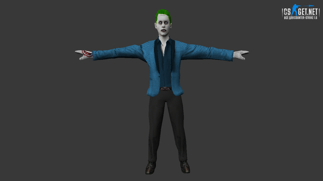 Мужская модель Джокер (Джаред Лето) для CS 1.6