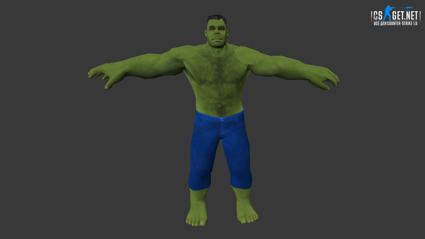 Мужская модель Халк ver.2 для CS 1.6