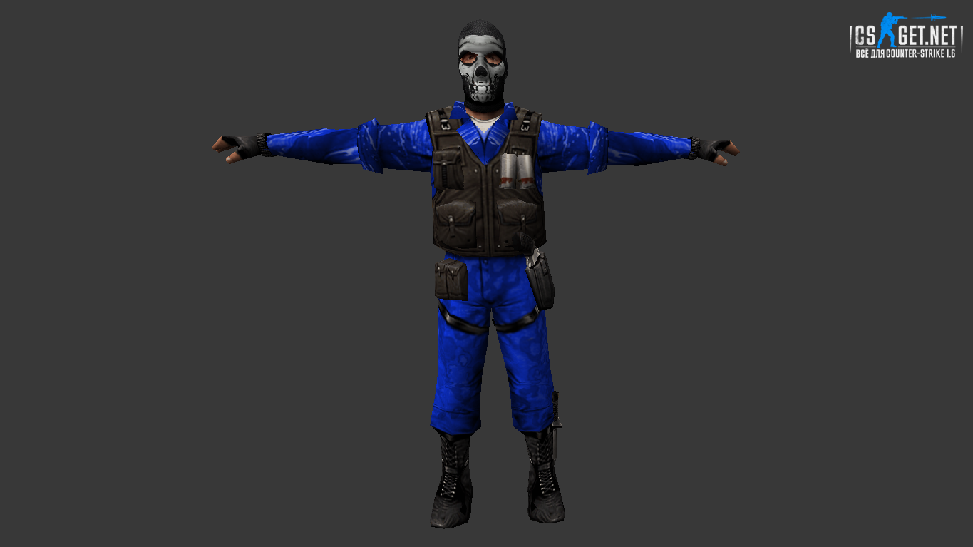 Мужская модель Psycho Killer для CS 1.6
