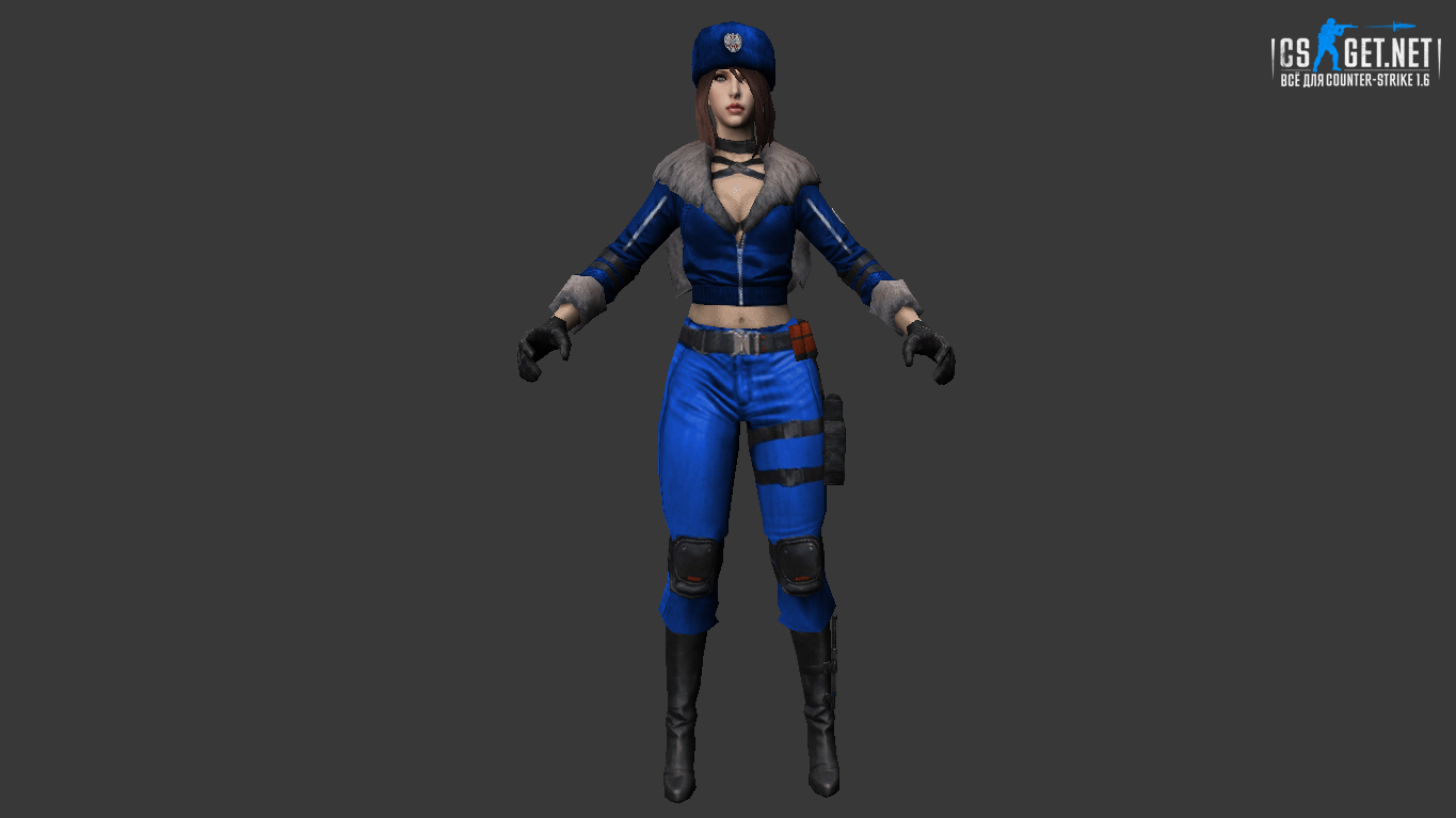 Женская модель Майор Громова для CS 1.6