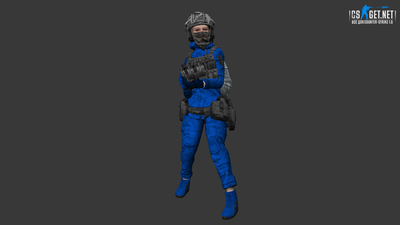 Женская модель Winter Forest Agent для CS 1.6