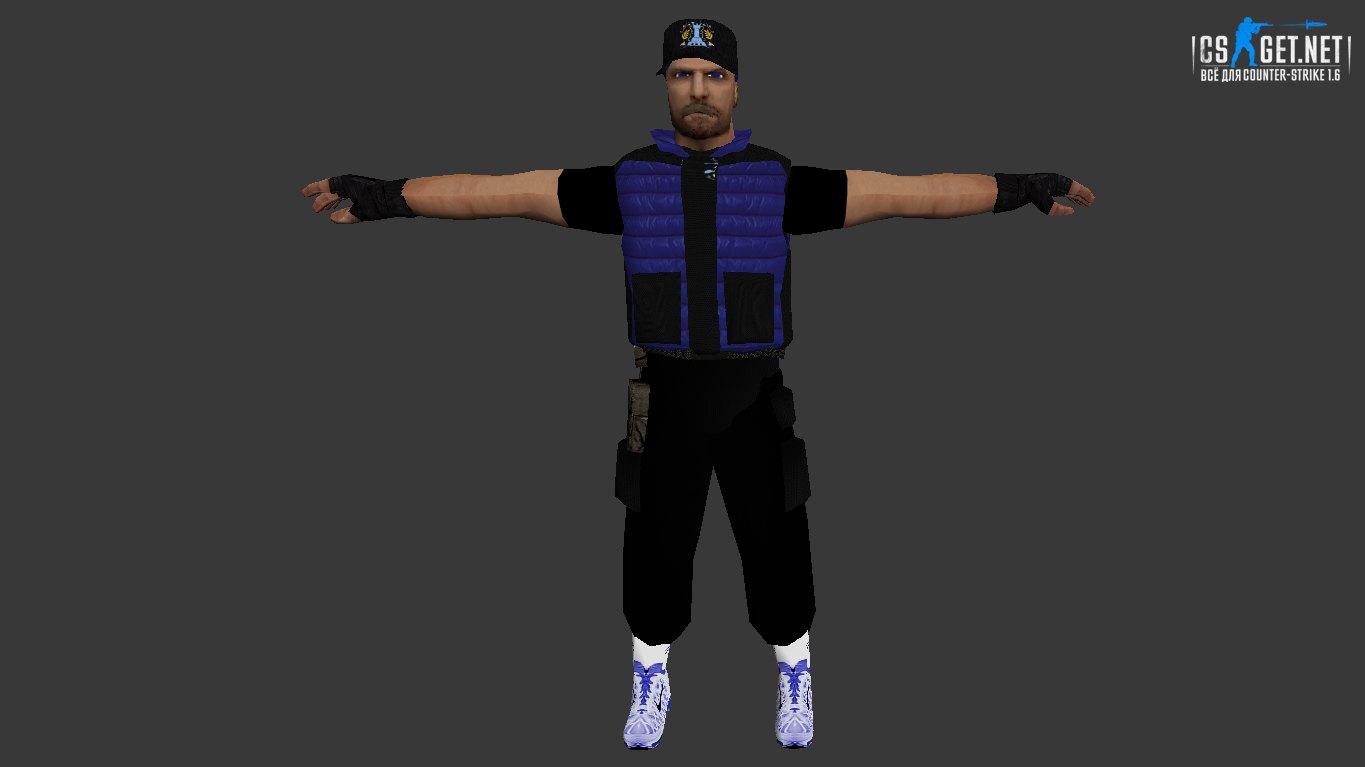 Мужская модель Bodyguard для CS 1.6