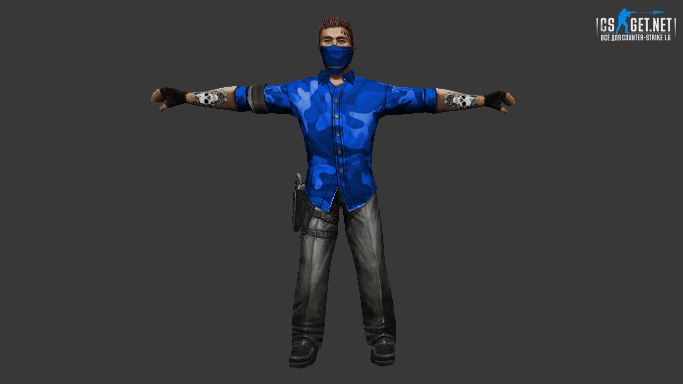 Мужская модель Classic Player Skin для  CS 1.6