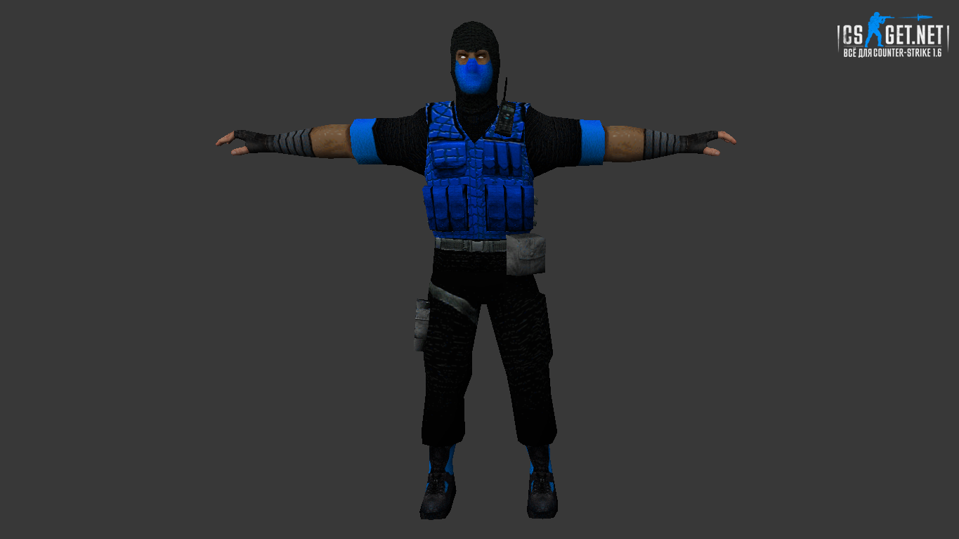 Мужская модель Скорпион для CS 1.6