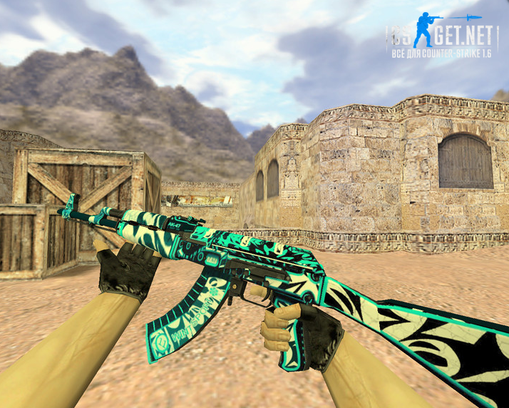 Модель «АК-47 Снежный вихрь» для CS 1.6