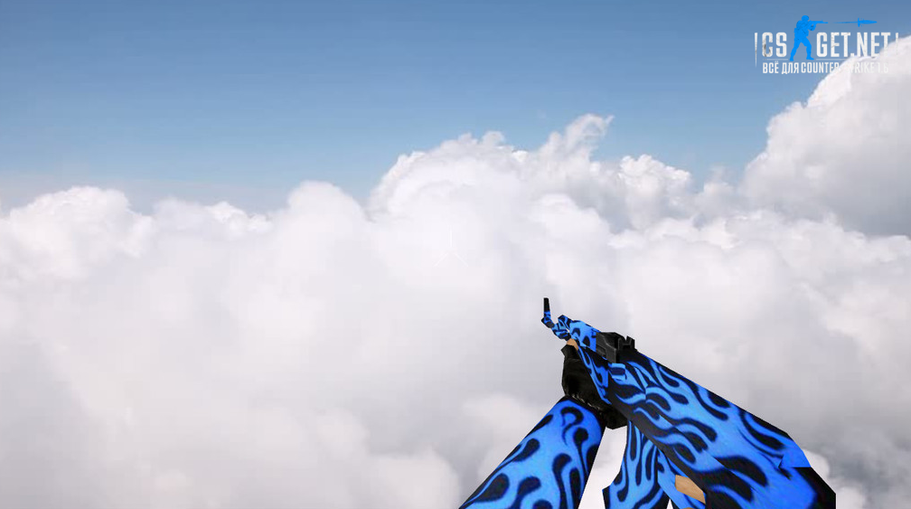 Модель «AK-47 Blue Flame» для CS 1.6