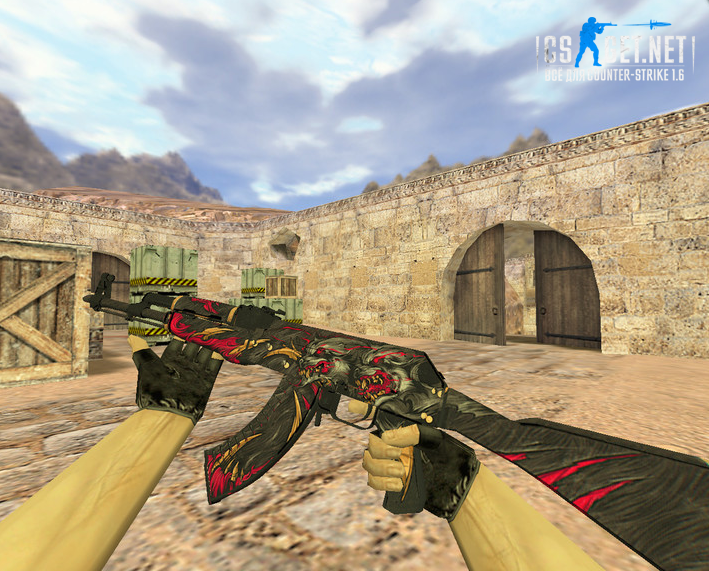 Модель «АК-47 Буйство» для CS 1.6
